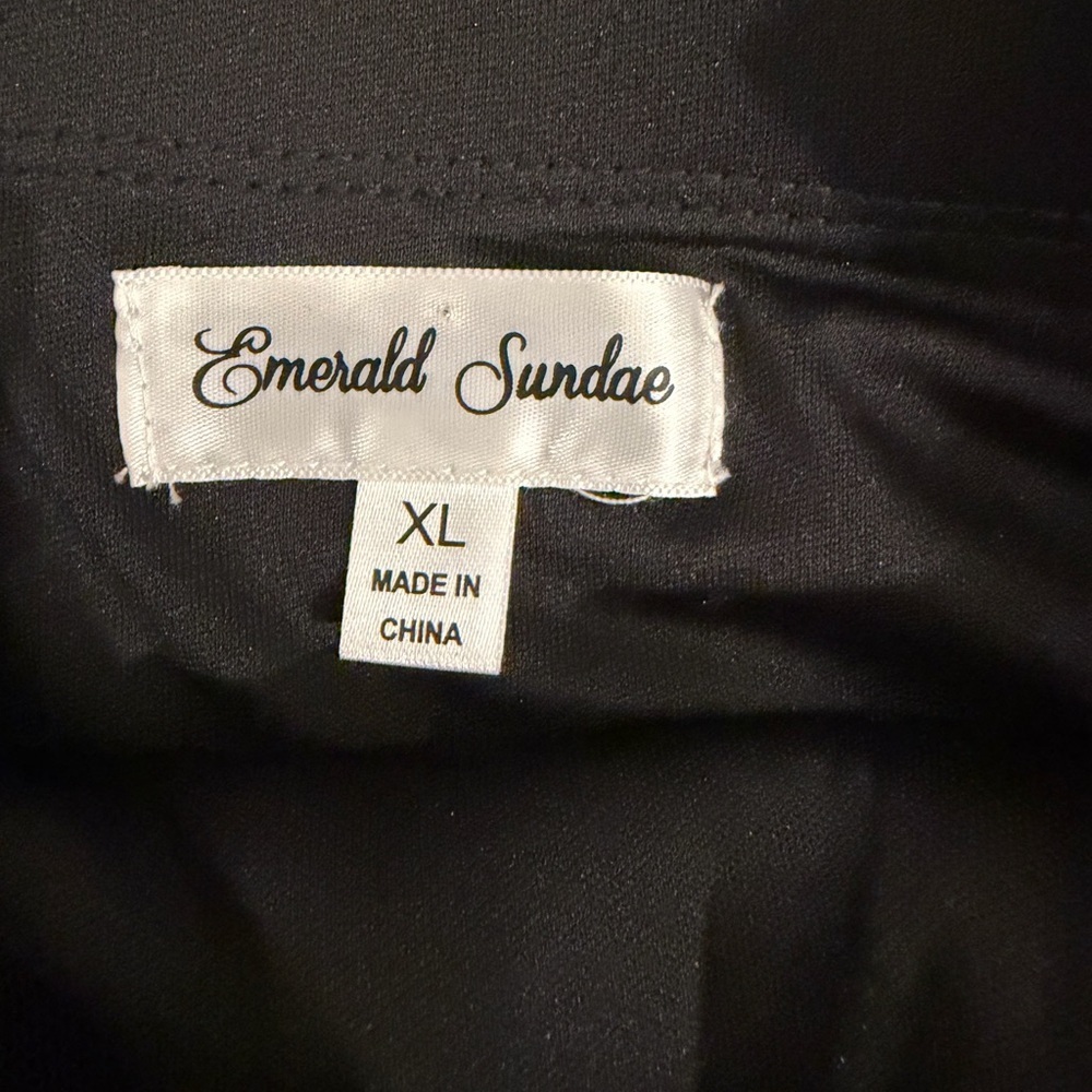 Emerald Sundae Strapless BodyconDress with Rhinestone Sweetheart Trim size XL - Picture 9 of 9